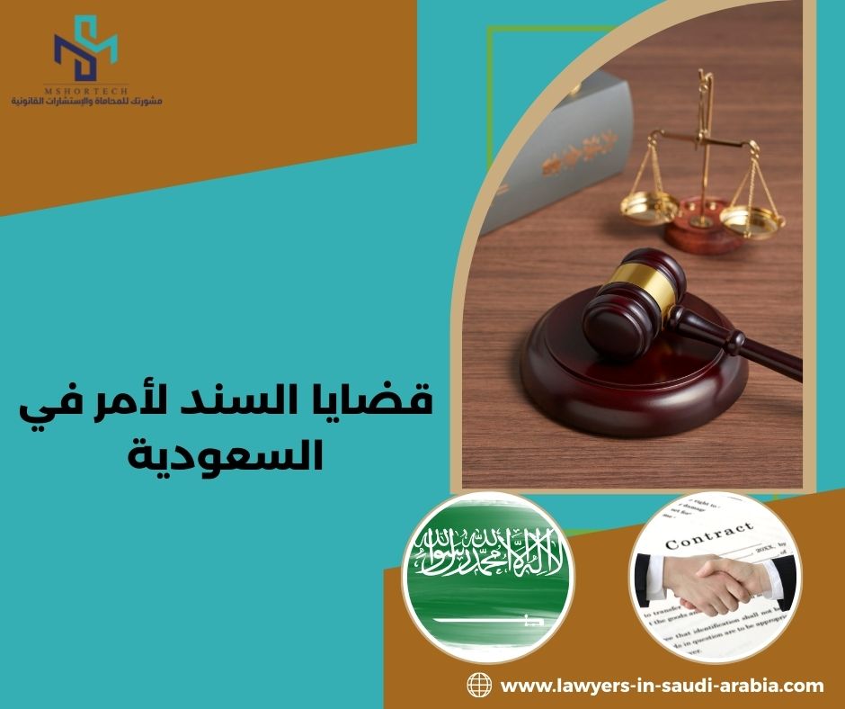 قضايا السند لأمر في السعودية قضايا السند لأمر في السعودية